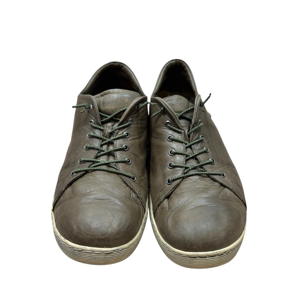 Ladies Andrea Conti Green Leather Trainer Sneakers Genuine Green Leather Size 42